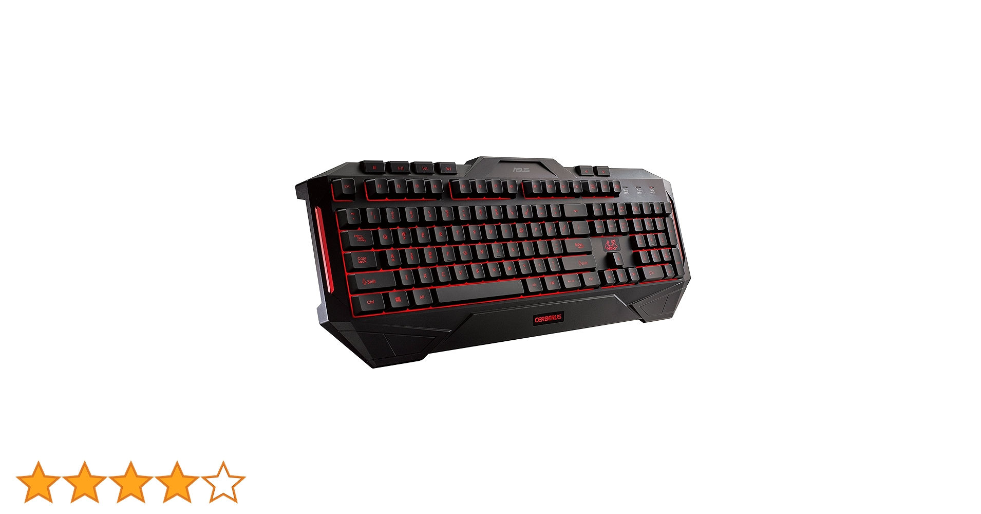 ASUS 耐久性が高く防滴仕様のマクロ機能搭載英語配列 CERBERUSシリーズ ゲームキーボード CERBERUS KEYBOARD Amazon.co.jp: ASUS 耐久性が高く防滴仕様のマクロ機能搭載英語